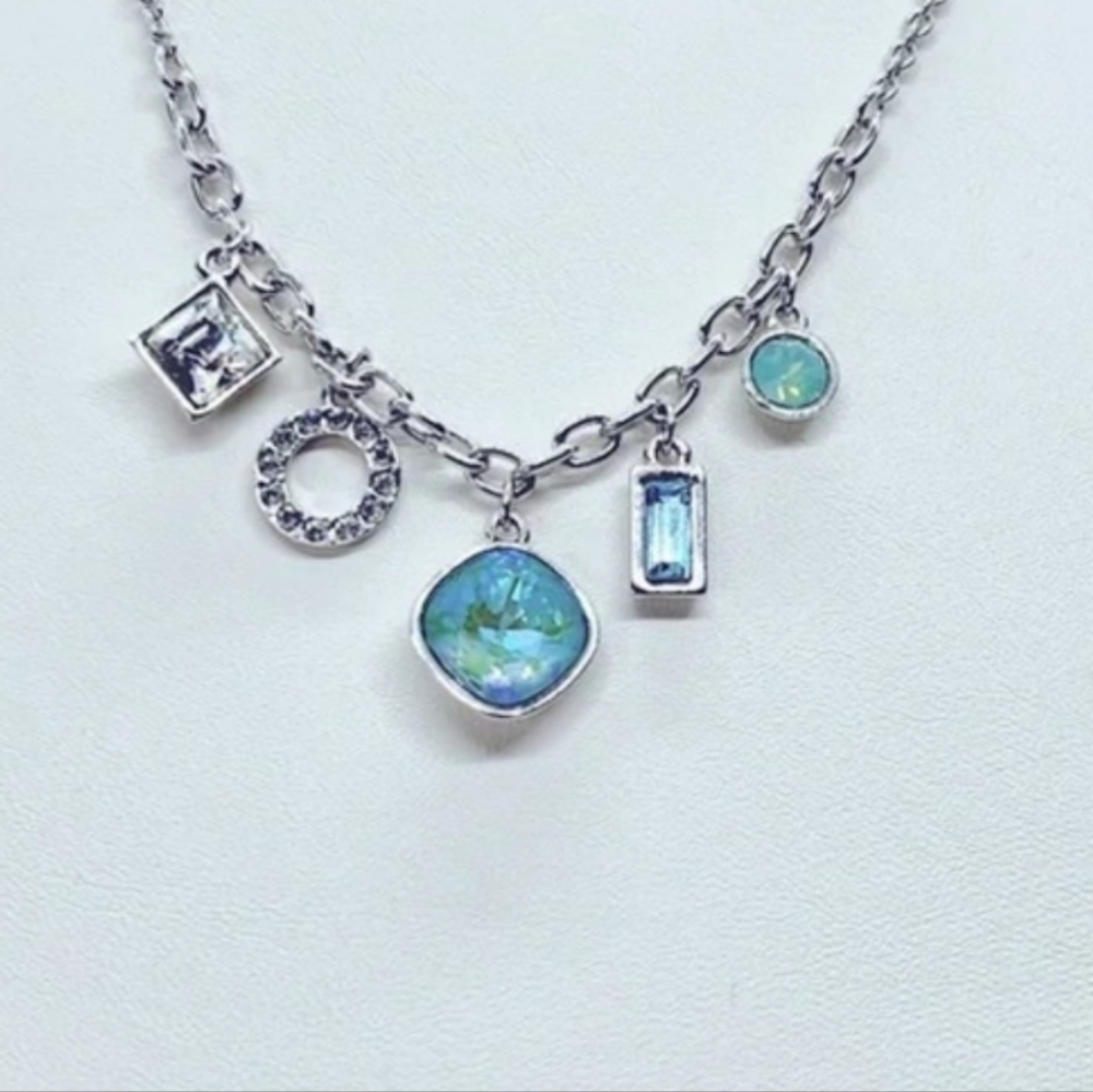 Touchstone Crystal By Swarovski Mood Swing Necklace- Excellent Condition